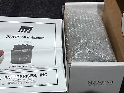 BRAND NEW IN BOX MFJ-259B HF & VHF SWR Analyzer Antenna Tester 1.8MHz - 170MHz • $137.50