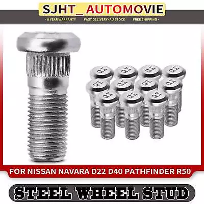 12x Wheel Studs For Nissan Navara D21 D23 D40 Pathfinder R50 R51 R52 Elgrand E50 • $43.99