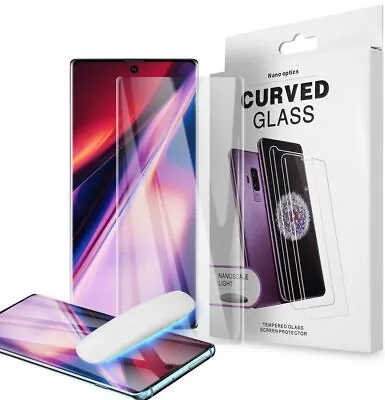Screen Protector With Adhesive & UV 3D Curved Screen Protection • $25.54