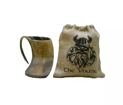 Carved Tankard For Beer Game Of Thrones Mug Viking Drinking Horn Mug • £19.99