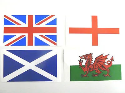 Mini Sticker Pack 98x58mm Durable Plastic Self-Stick Flag Label Window Sticker • £2.50