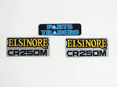 Side Panel Number Plate Decal Set Honda Elsinore CR250M CR 250 1973 1974 73 74 • $14.99