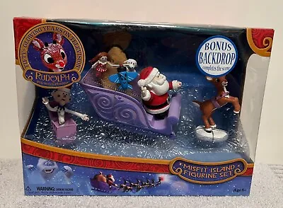 Rudolph The Red Nosed Reindeer Misfit Island Figure Set Plane Elephant Doll New • $150