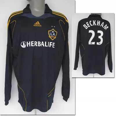 Match Worn Shirt Jersey David Beckham Los Angeles Galaxy League Soccer 2008 • £1116.99