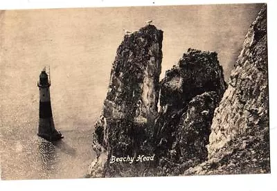 E19.  Vintage Postcard. Lighthouse At Beachy Head. Sussex. • £1.50