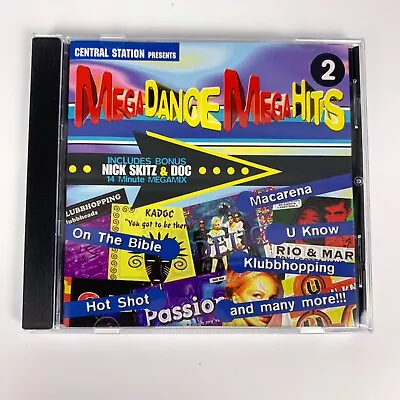 Mega Dance Mega Hits 2 By Various  (CD 1997 Central Station) 17 Tracks New Case • $11.75