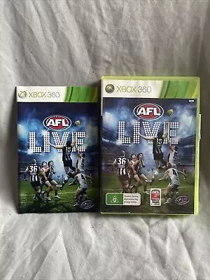 Xbox 360 - AFL Live (Manual Included - Very Good Condition) PAL Free Postage • $11.50