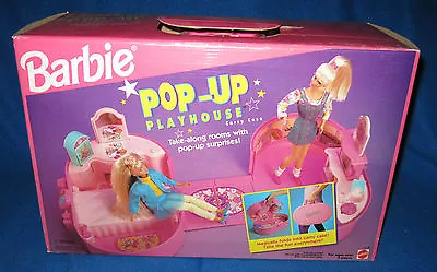 Barbie Vintage Take-a-long Pop Up Playhouse Playset New In Box • $315