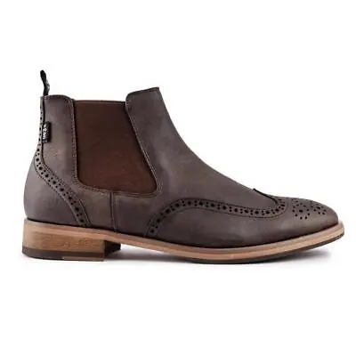 V.GAN Mens Vegan Millet Chelsea Boots Brown • $112.95