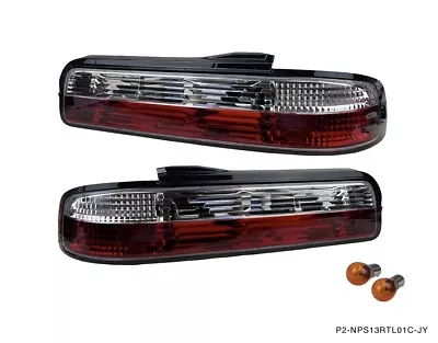 P2M Phase 2 Crystal Clear Rear Taillights Tail Lights Set S13 Coupe Silvia 240SX • $130