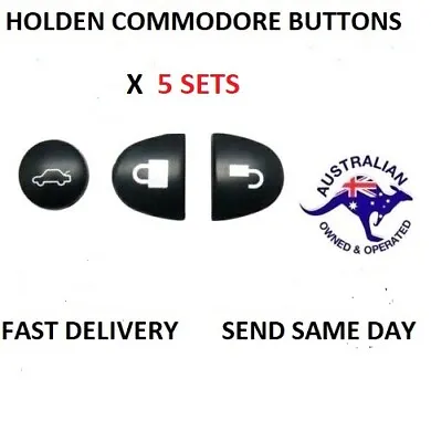   New 5X Sets Key Remote Buttons Holden Commodore Car VS VT VX VY VZ WH WK WL • $7.49