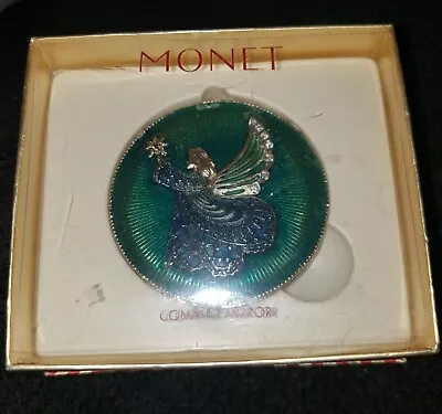 MONET Collectible Compact With Angel Double Mirror Gift Box • $4.99