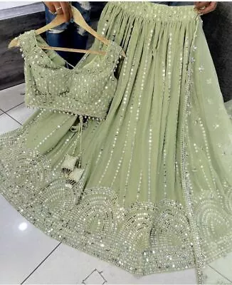 Party Wear Indian Lengha Wedding Bollywood Pakistani Designer Lehenga Choli • $60.19