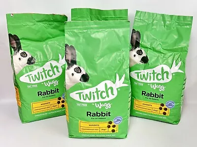 Twitch By Wagg Rabbit Food Nuggets 4 X 2kg = 8kg Total | BBE 17/05/2024 • £12.99