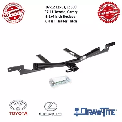 Draw-Tite 36416 Trailer Hitch Class II Black 1-1/4  Receiver Fits ES350 & Camry • $264.80