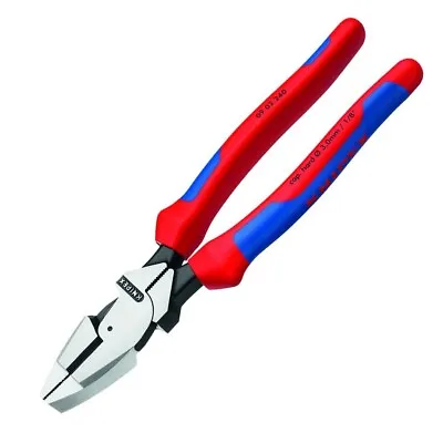 Knipex 9  Lineman's Pliers Comfort Grip High Leverage New England Style 0902240 • $54.99