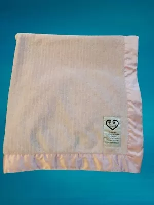 MY BLANKEE Pink Minky Striped Baby Blanket Lovey Made In USA • $29.99