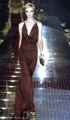 Vintage Gucci Gown With Metal Chain Autumn/winter 2006 • $600