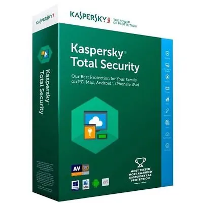 Kaspersky Total Security 2023 3 Devices 1 Year Antivirus PC Mac Android • $41.05