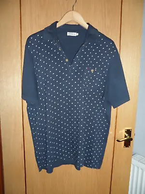 Gent's Farah Polo Shirt; Dark Blue; Size XL • £7