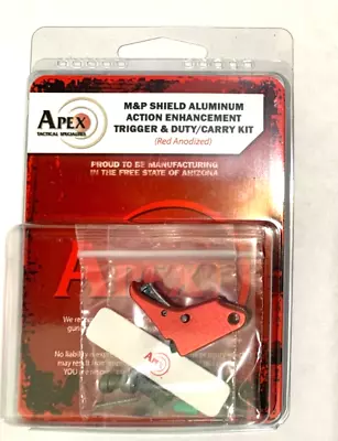 Apex Tactical S&W M&P Shield Duty/Carry Action Enhancement Trigger Kit RED • $161.50