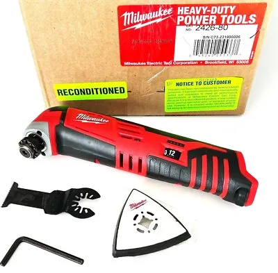 Milwaukee 2426-20 M12 12V Oscillating Multi-Tool With Sander Attachment 2426-80 • $59.99