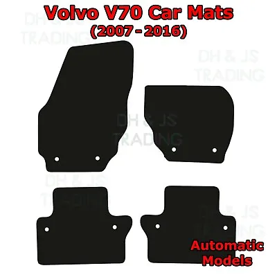 (07-16) Fits Volvo V70 Auto Fully Tailored Carpet Car Mats Black 4pc Floor Set • $16.17