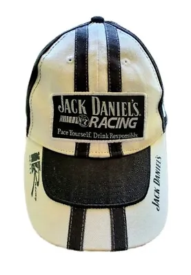 $29.98 • Buy Jack Daniels No 7 Racing Black & White Embroidered Cap Adjustable - Free Postage