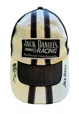 $29.98 • Buy Jack Daniels No 7 Racing Black & White Embroidered Cap Adjustable - Free Postage