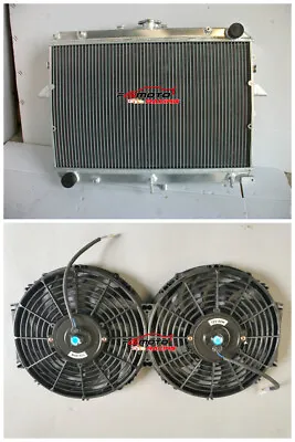 All Aluminum Radiator+Fan For 1984-1997 Ford Econovan Mazda E2000 Automatic 1985 • $174.80