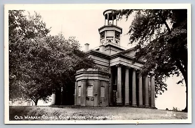 Old Warren County Court House Vicksburg Mississippi RPPC Real Postcard • $10