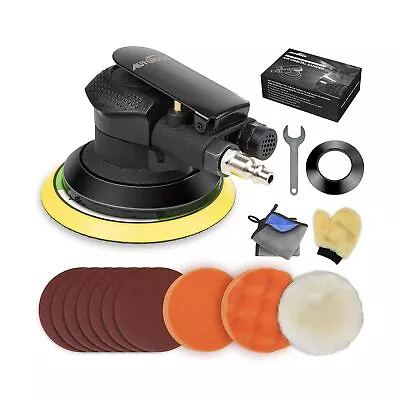 Autolcok 2022 Upgrade 5 Inches Air Random Orbital Sander Pneumatic Palm Car ... • $61.72