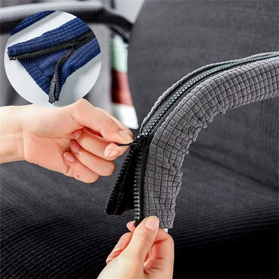 $7.79 • Buy New Elastic Office Computer Zip Armrest Covers Spandex Armrest  Chair Arm Rest
