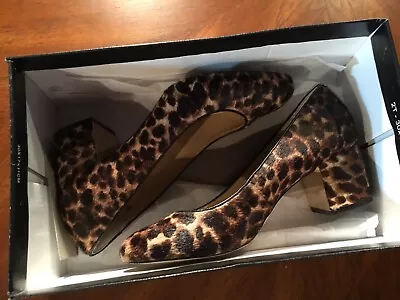 Talbots Mink-calf Hair Shoes Women High Heels Size 6 • $60