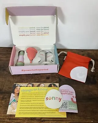 Sunny Menstrual Cup + Applicator + Pouch - New Open Box • $29.99