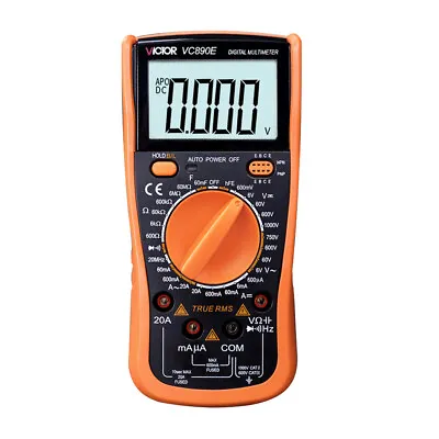 VICTOR VC890E High Precision Digital Multimeter Meter Backlight ✦KD • $39.69