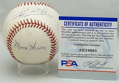 MINNIE MINOSO MOOSE SKOWRON White Sox Signed Official Practice Baseball PSA DNA • $99