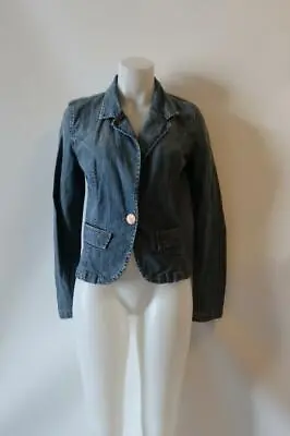 Womens Vitamina Jeans Demin Blazer Sz L * • $24.99