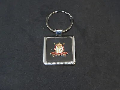 16th 5th Royal Lancers Classic Keyring With Gold Plated Badge On Face • £6.99