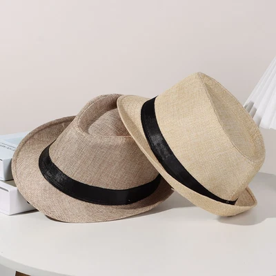 $10.70 • Buy Soft Felt Unisex Gangster Cap Top Hats Jazz Cap Fedora Cap Beach Sun Hat