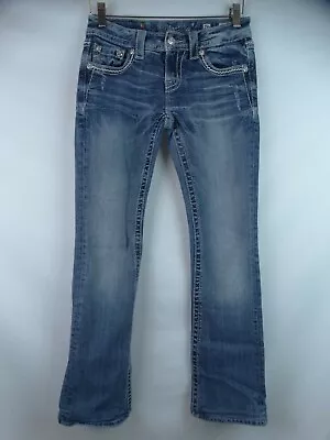 Miss Me Women's Jeans Size 26 Denim Jean Boot Cut Pants Embellished JE5863BL • $33.96