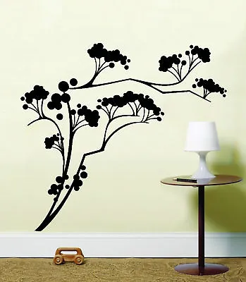 Oriental Japanese Tree Wall Art Bedroom Kitchen Sticker LSWA2 • £14.99