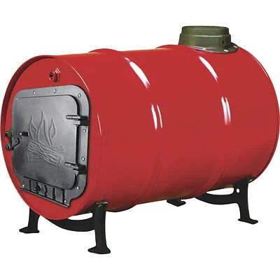 $90.74 • Buy Barrel Stove Kit Wood Burning Double Drum Adapter Cabin Garage Heater Pole Barn