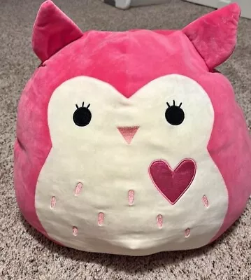 Squishmallow 16  Francesca Pink Owl Valentine's Ltd Ed Animal Plush Kelly Toy • $5.99