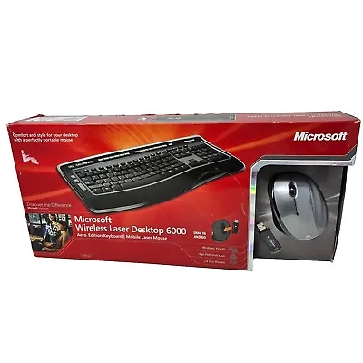 Microsoft Wireless Laser Desktop 6000 V3 (XSA00001) Wireless Keyboard & Mouse  • $129.69