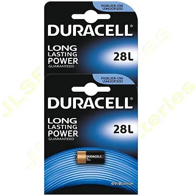 2 X DURACELL 28L 6v Photo BATTERIES PX28L L544 2CR1/3N  • £16.25