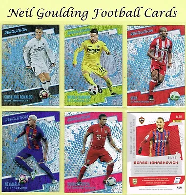 Panini REVOLUTION 2017 ☆ MAGNA PARALLEL ☆ Football Cards #/49 • £5.99