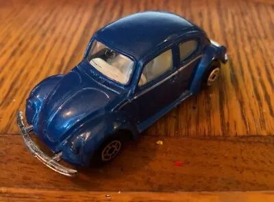 Vintage Maisto VW Volkswagen Bug Beetle 1300 Blue Die Cast Dieacast 1:64 • $5.99