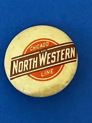 $19.99 • Buy Vintage Chicago Northwestern Line Railroad Pin Pinback Button