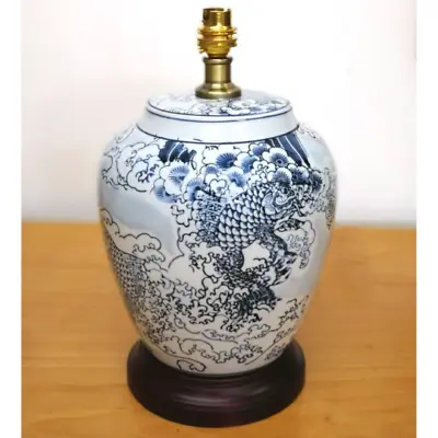 Japanese Wave Ceramic Lamp Base • £100